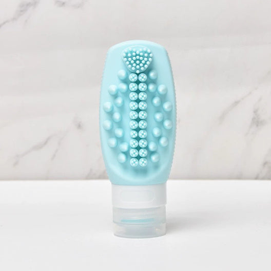 Silicone Travel Sub-bottle Multifunctional Massage Bottle Portable Bottle