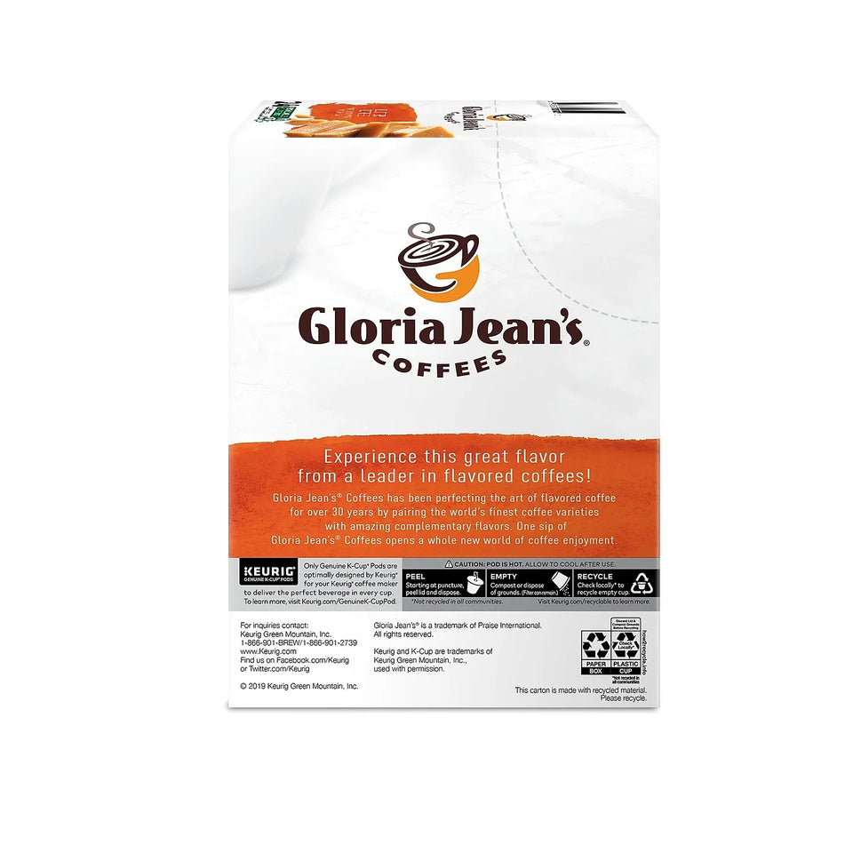 Gloria Jean'S Coffees Butter Toffee Coffee Keurig K-Cup Pods Medium Roast 24/Box 60051-012
