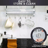 3 Stainless Steel Kitchen Funnel Set with 2 Brushes – Food Grade No-Spill Design