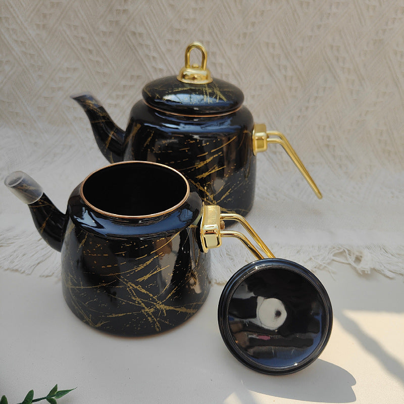 Xinjiang Special Enamel Pot Hotel Milk Tea Pot