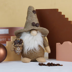 Fashion Coffee Bean Rudolf Doll Decoration