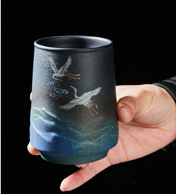 Ceramic Water Cup Couple Mug Home Coffee Creative Personality Trend Tea Set