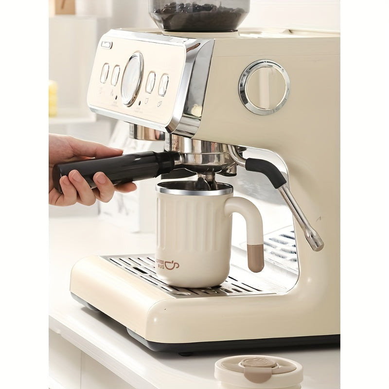 480ml Double-Wall Insulated Stainless Steel Coffee Mugs - Durable, Stylish, and Spill-Proof Travel Cups with Lids for Couples and Office Use - Ideal for Hot and Cold Beverages, Easy to Clean, and BPA-Free