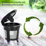 Reusable K Cups for Keurig 2.0&1.0, 4 Packs Universal Refillable K Cups Coffee Filter, BPA-FREE K Cup Reusable Fits Most Keurig K-Cup Brewers