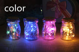 LED Light Wishing Bottle Lucky Star Bottle Glass Cork Bottle Creative Bottle Decoration