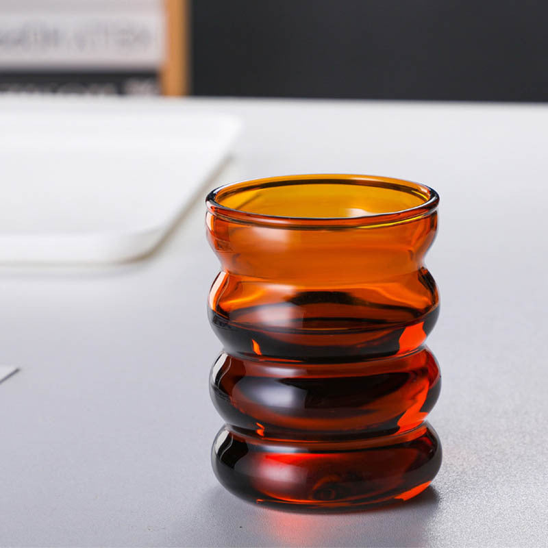 Coffee Milk Stained Glass Home Daily Juice Cup