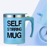Automatic mixing coffee cup
