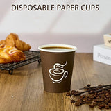 400 Pack 8Oz Paper Cups Disposable Coffee Cups Hot/Cold Drinking Cups