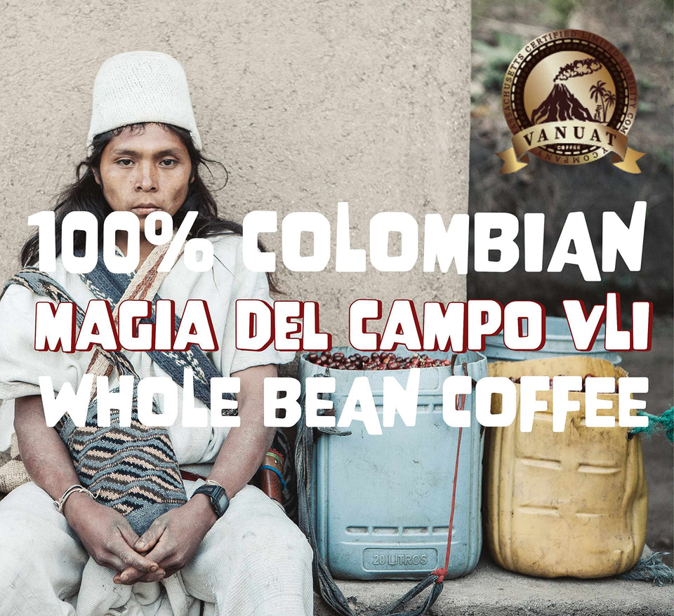 LIGHT ROAST WHOLE BEAN COFFEE SPECIALTY Volcanic Cult Vanuat Organic Supreme Finest Artisan beans. Sourcing premium artisan green specialty beans (Brazil, 16oz | LightROAST)