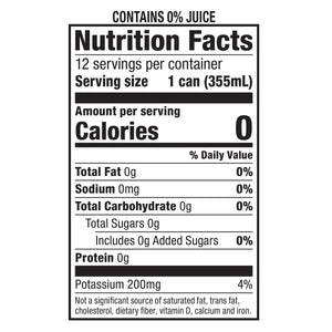 Strawberry Flavored Sparkling Water, 12 Fl Oz, 12-Pack