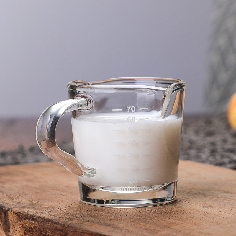 Double-Mouth Milk Cup Coffee Milk Cup Espresso Glass Coffee