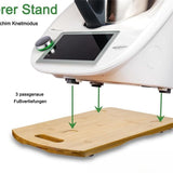 Wooden Cooking Machine Tray Kitchen Countertop Coffee Machine Sliding Base