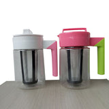 900ML Cold Brew Iced Coffee Maker Airtight Seal Silicone Handle Coffee Kettle Non-slip Household Silicone Handle Coffee Kettle