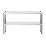 VEVOR Double Overshelf, Double Tier Stainless Steel Overshelf, 12 X 48 Inch Double Deck Overshelf, Height Adjustable Overshelf Prep Work Table For Kitchen, Restaurant And Workshop