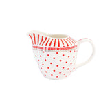 European Style Striped Dot Ceramic Coffee Cup And Saucer Set Home Afternoon Tea