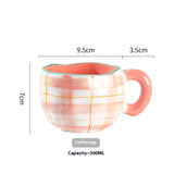 Cute Girl Heart Home Creative Hand-pinched Coffee Cup
