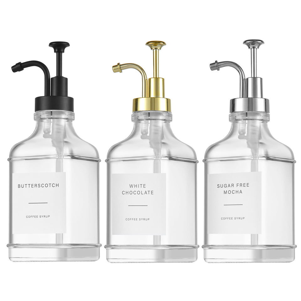 Milk Tea Syrup Bottle Soap Dispenser