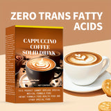 Delicious Rich Cappuccino Coffee-Flavored Solid Drink Mix - Convenient, Instant, and Easy to Prepare Beverage for Anytime Enjoyment - 10gx10 Packs