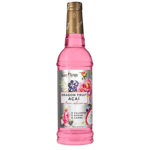 Jordans Skinny Syrups | Sugar Free Dragon Fruit Acai Syrup | Healthy Flavors with 0 Calories, 0 Sugar, 0 Carbs | 750Ml/25.4Oz Bottle