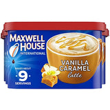 International Vanilla Caramel Latte Café-Style Instant Coffee Beverage Mix, 4 Ct. Pack, 8.7 Oz. Canister