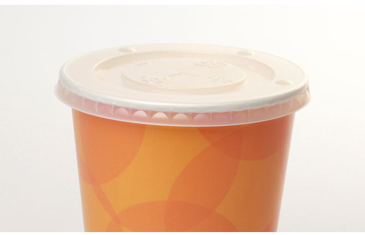 Flat Mouth Disposable Paper Cup Coffee  Lid