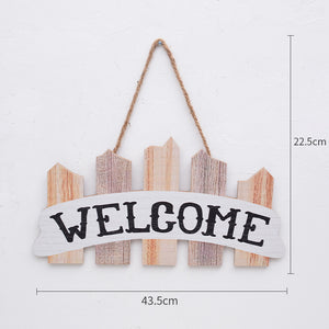 Creative Wooden Welcome Card Coffee Shop Tea House