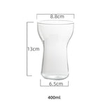Creative Flower Styling Glass Coffee