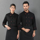 Long Sleeved Autumn And Winter Clothes Baked Western Restaurant Kitchen Chef's Overalls