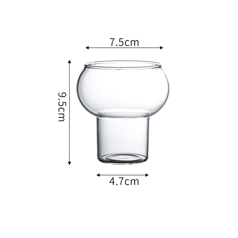 Net Red Glass Ice Latte Coffee Milk Beverage Juice Dessert Shop  Cup
