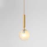 Glass Small Droplight Restaurant Bar Cafe Model Room Bedroom Bedside Lamp