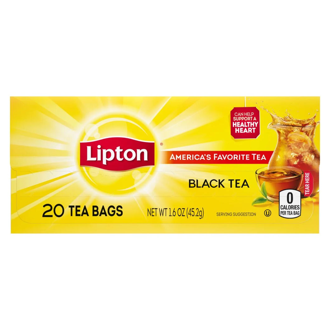 Tea Bags, Black Tea, Can Help Support Healthy Heart, 20 Tea Bags per Box