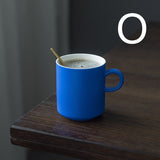 Ceramic Coffee Cup Set Simple Coffee Set With Saucer Handmade