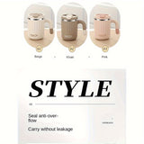 480ml Double-Wall Insulated Stainless Steel Coffee Mugs - Durable, Stylish, and Spill-Proof Travel Cups with Lids for Couples and Office Use - Ideal for Hot and Cold Beverages, Easy to Clean, and BPA-Free