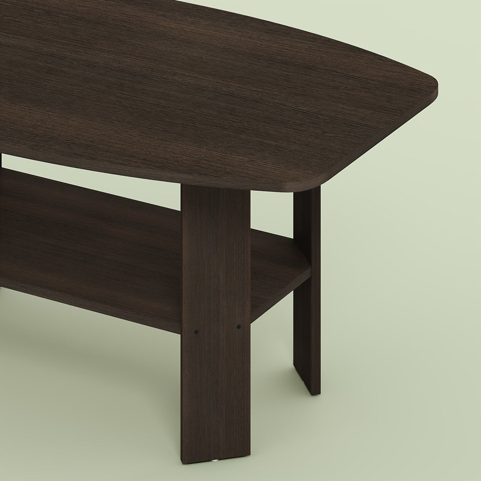 Simple Design Coffee Table, Minimalist and Stylish, Perfect for Living Room or Bedroom, Durable Wood Construction, Easy Assembly