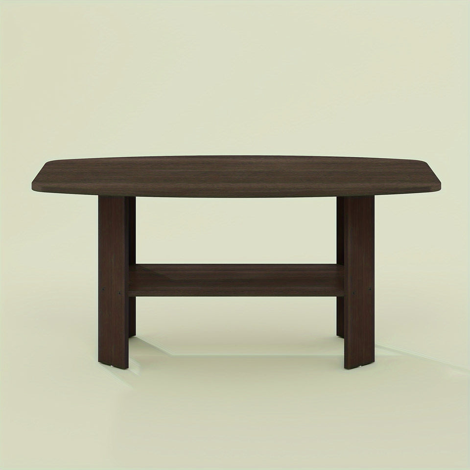 Simple Design Coffee Table, Minimalist and Stylish, Perfect for Living Room or Bedroom, Durable Wood Construction, Easy Assembly