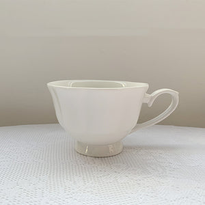 Vintage Girl Heart Relief Coffee Cup
