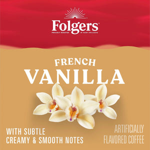French Vanilla Artificially Flavored Coffee, Mild Roast, Keurig K Cup Pods, 24 Count Box