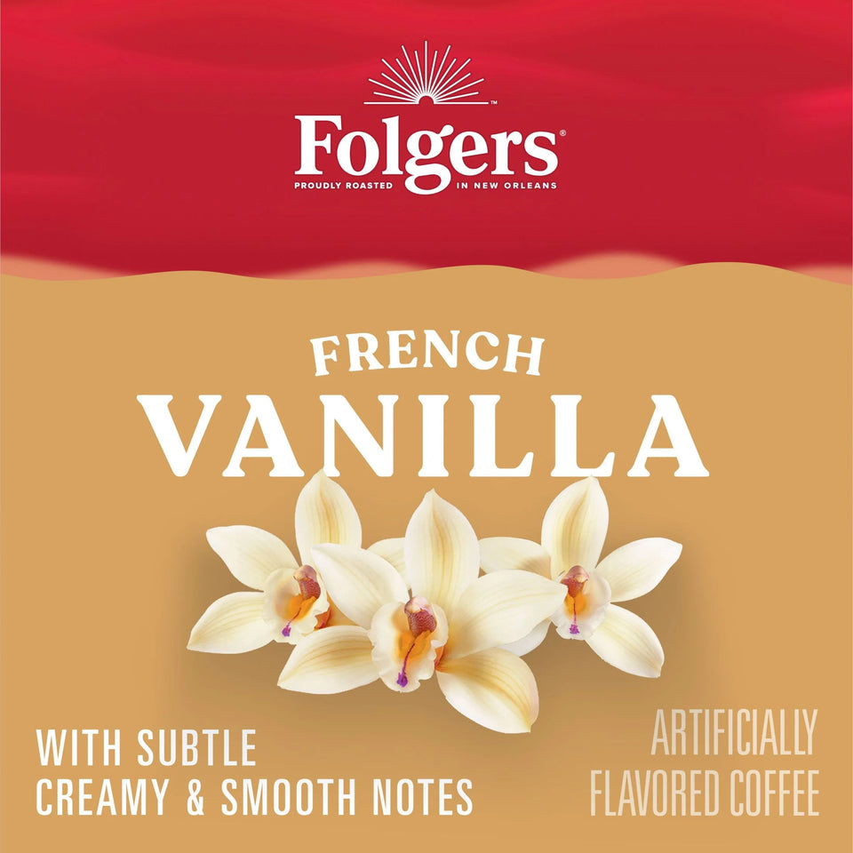 French Vanilla Artificially Flavored Coffee, Mild Roast, Keurig K Cup Pods, 24 Count Box