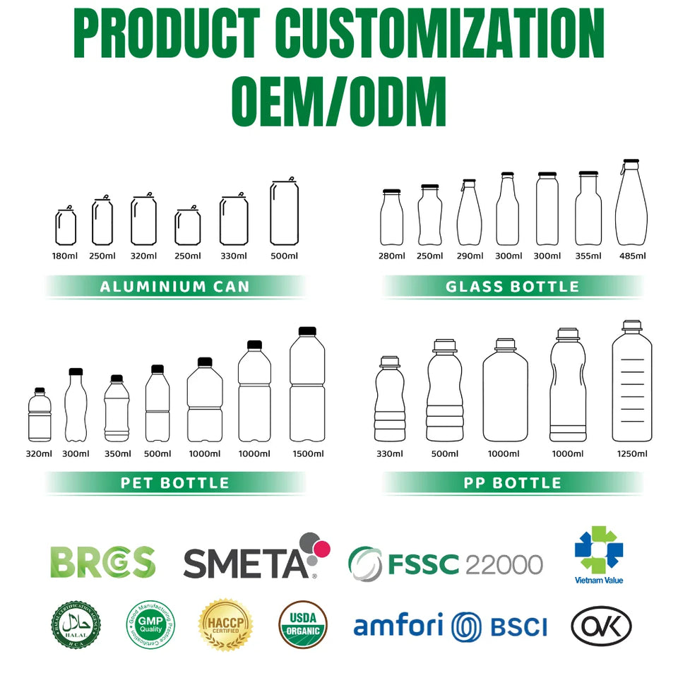 VINUT Arabica & Robusta Mocha Coffee Drink 170ml Gluten Free Non-GMO Private Label Free Sample OEM ODM Customizable