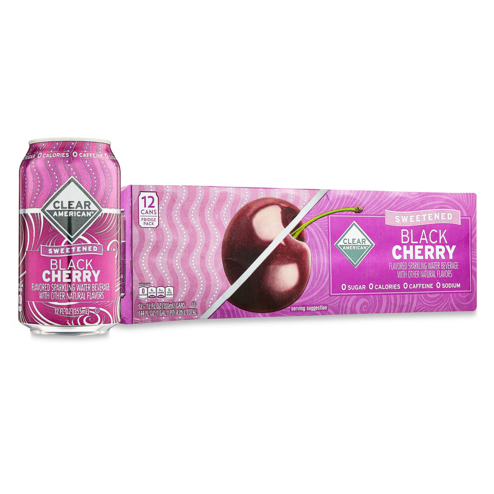 Strawberry Flavored Sparkling Water, 12 Fl Oz, 12-Pack