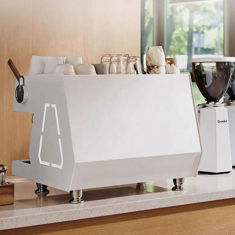 Stocked Smart Automatic 2 Groups Italian Commercial Professional Express Coffe Coffee Maker Espresso Coffee Machine