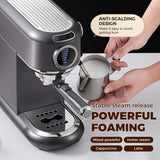 CAFELFFE 19 Bar Semi-Automatic Espresso Coffee Machine Hot/Cold Mode NS/DG/ESE Pod Capsule Powder Electric 4-IN-1 for Household