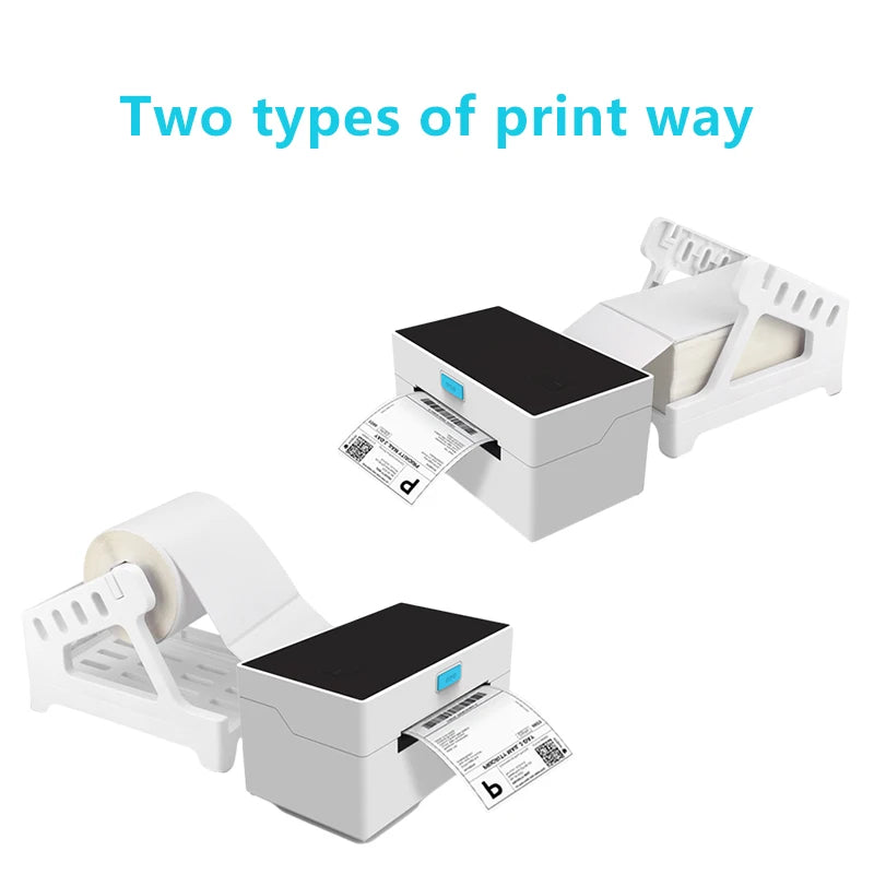 4 Inch Logistics Courier Order Sku Mail 100 X 150 Inkless Barcode QR Code Shipping Label Printer 4X6 Blue Tooth Thermal Printers