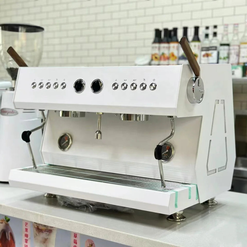 Stocked Smart Automatic 2 Groups Italian Commercial Professional Express Coffe Coffee Maker Espresso Coffee Machine