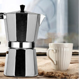 Alloy Mocha Pot 1 Cup 50ml Home Coffee Pot Household Octagonal Moka Coffee Tools