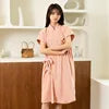Factory  Coral Velvet Wearable Bath Towel Bathrobe Thickened Soft Water Absorbing Women Cross Strapped Skirt Family Bathroom