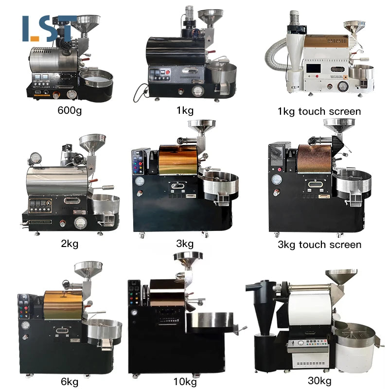 1kg Stainless Steel Coffee Roaster Machine Small Gas Powered Coffee Roaster Coffee Roaster Electric 220v for Sale