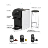 Cafetera Household Automatic Italian Electric Coffee Makers Instant 3 in 1 Multi Capsule Coffee Machine