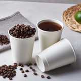 12oz Disposable Double Wall Paper Hot Drinking Cups Takeaway Leakproof Paper Coffee Cup (500pcs/case)
