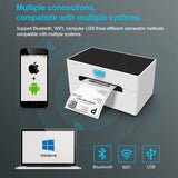 4 Inch Logistics Courier Order Sku Mail 100 X 150 Inkless Barcode QR Code Shipping Label Printer 4X6 Blue Tooth Thermal Printers